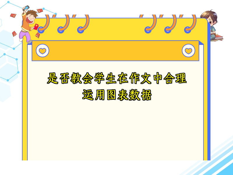 是否教会学生在作文中合理运用图表数据